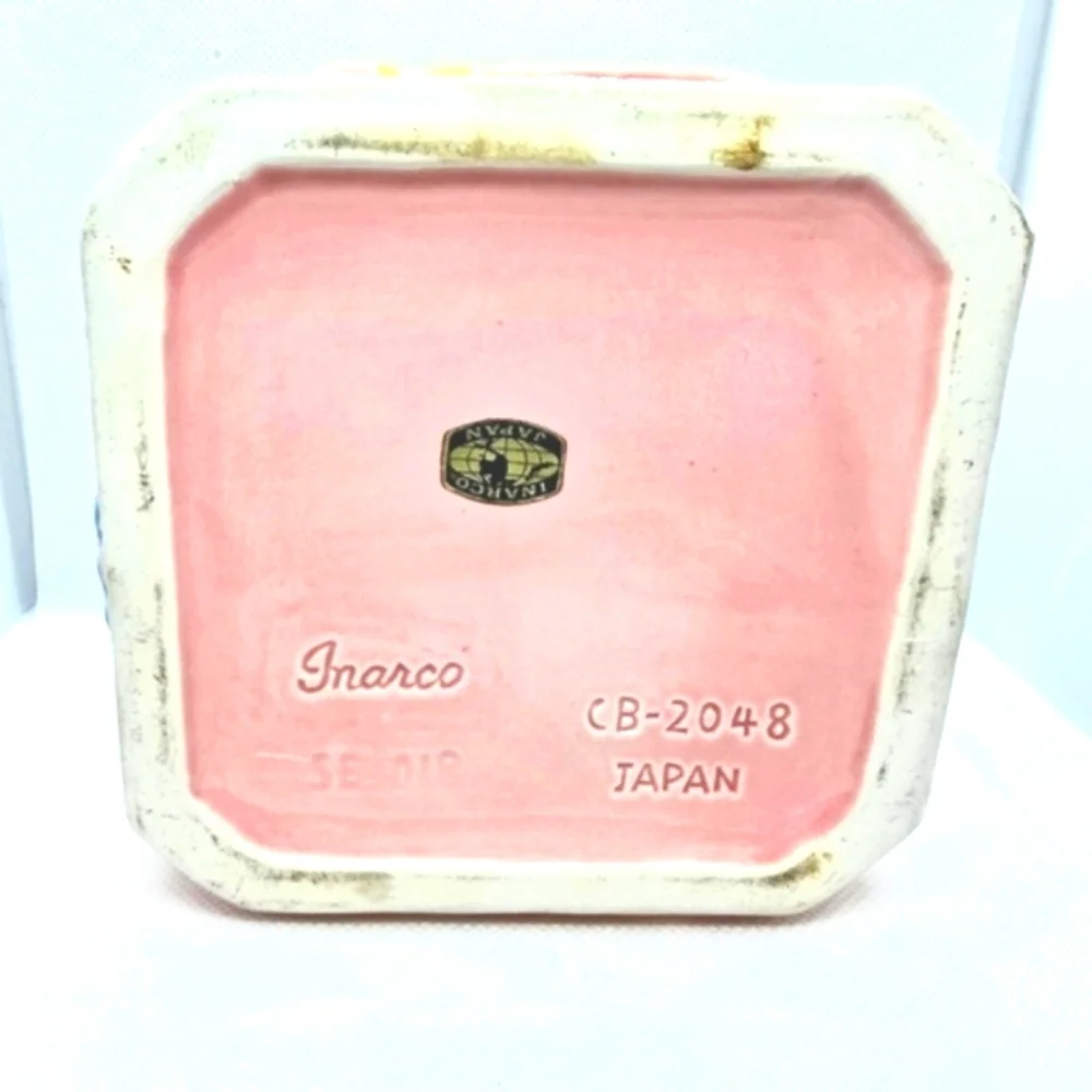 Inarco Newborn Baby Planter Vase ABCD Japan CB-2048 Alphabet